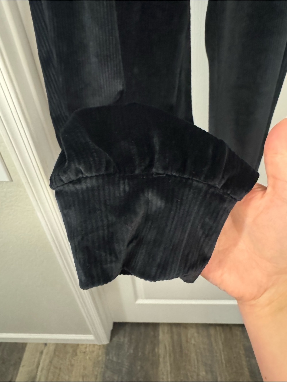 Victoria's Secret Black Ribbed Velour Loungewear Matching Set - Picture 8 of 16